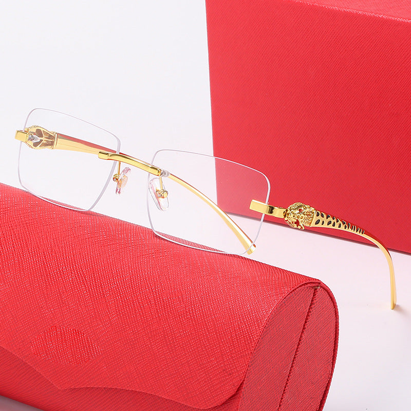 Damen Quadratische Sonnenbrille im Eleganten Stil Brehn
