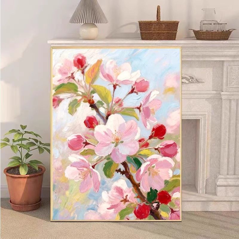 Florales Impressionisten-Leinwandkunst Brehn