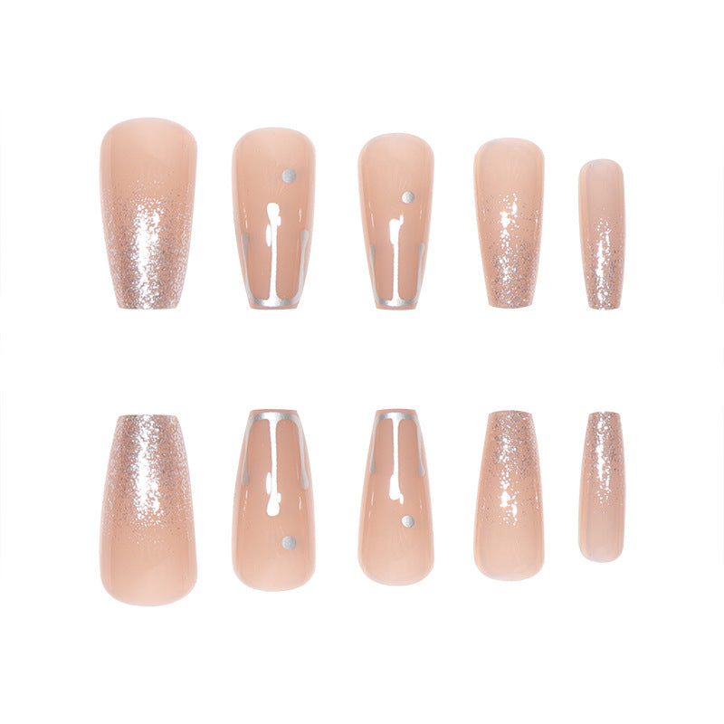 Glamouröse Glitzer-Gradient-Stilettnägel Brehn
