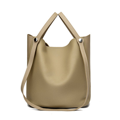 Legere Leder Eimer Tasche Brehn