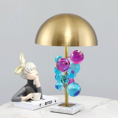 Luxuriöse moderne Glasblasen-Akzentlampe