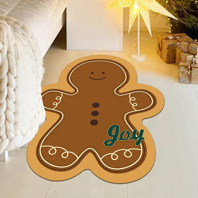 Weihnachtsbaumförmiger Teppich