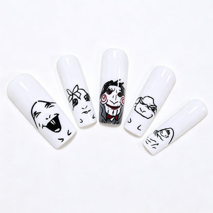 Themen Charakter Nagelkunst Aufkleber Brehn