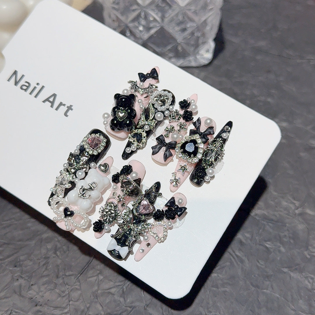 Glamouröse Nagelkunst Verlängerungen