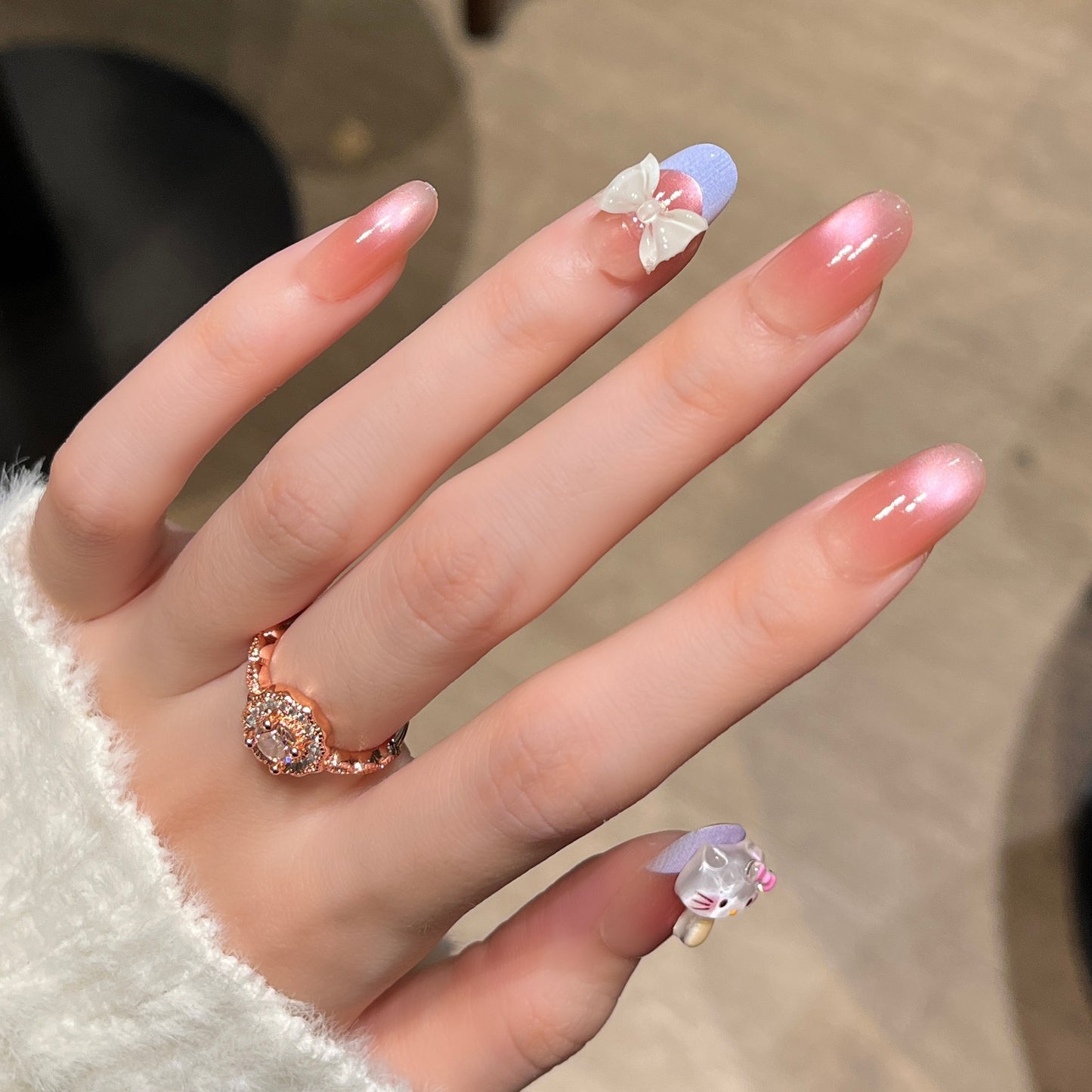 Premium Glitzernde Press-On Nagelerweiterungen Brehn