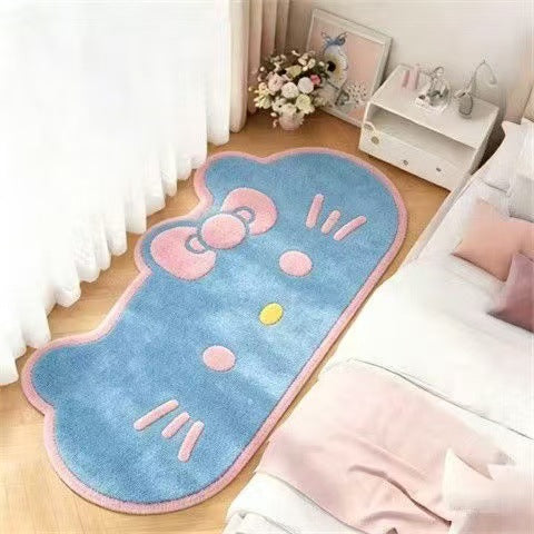 Niedliche katzenförmige Teppich