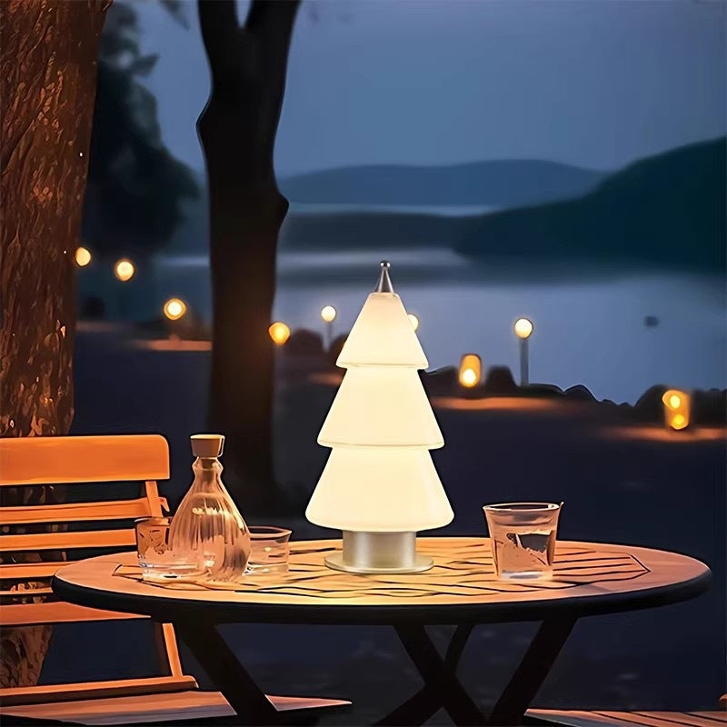 Künstlerische Weihnachtsbaum Tischlampe