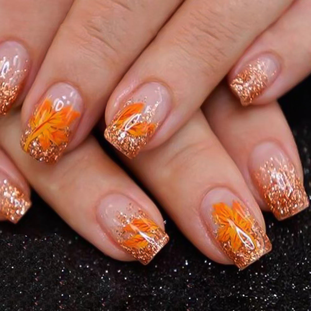 Herbst-inspiriertes Gel-Nailart-Set Brehn