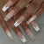 Elegante Florale Press-On Nagelkunst Brehn