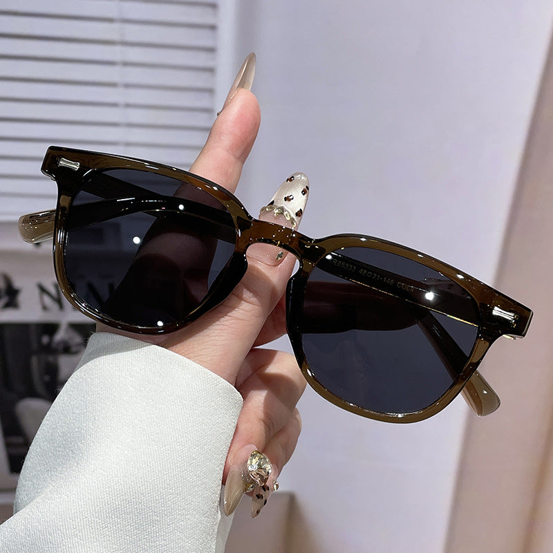 Damen trendige Sonnenbrille mit quadratischem Rahmen Brehn