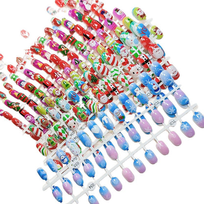 Kinder Spaß Urlaubs-Themen Fake Nail Set Brehn