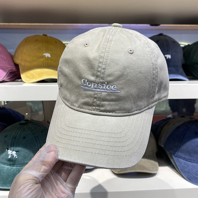 Herren Vintage Verstellbare Denim Baseballmütze Brehn