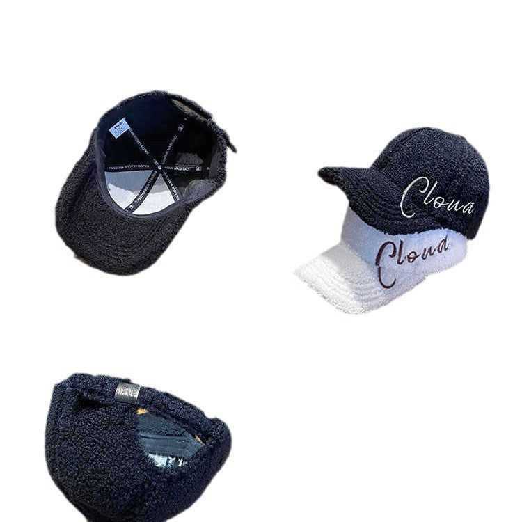 Damen Fluffy Texturierte Baseballmütze Brehn