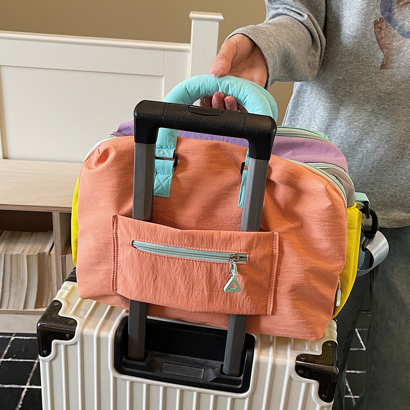 Stylische Mehrfarbige Reisetasche Brehn