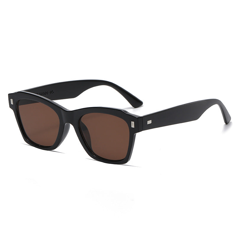 Damen modische Sonnenbrille mit transparentem Rahmen und hochwertigem UV-Schutz Brehn