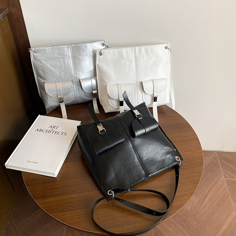 Moderne Strukturierte Schultertasche Brehn