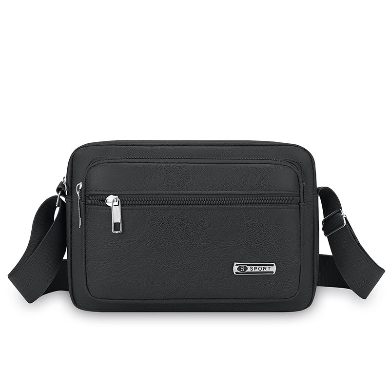 Premium Leder Messenger Bag Brehn