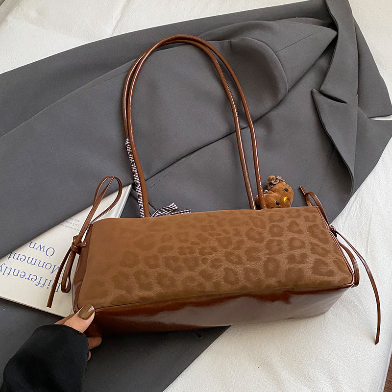 Leopardprint-Handtasche