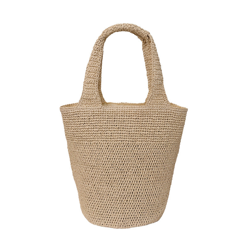 Handgefertigte Strohtasche Brehn