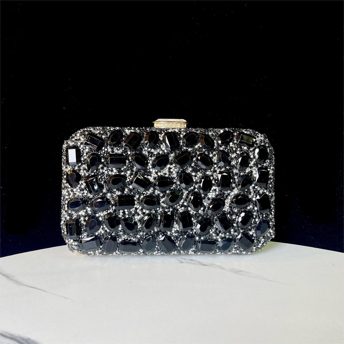 Glamouröse Bejeweled Abend Clutch