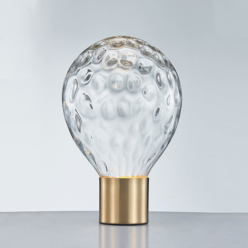 Künstlerische Glas Tischlampe