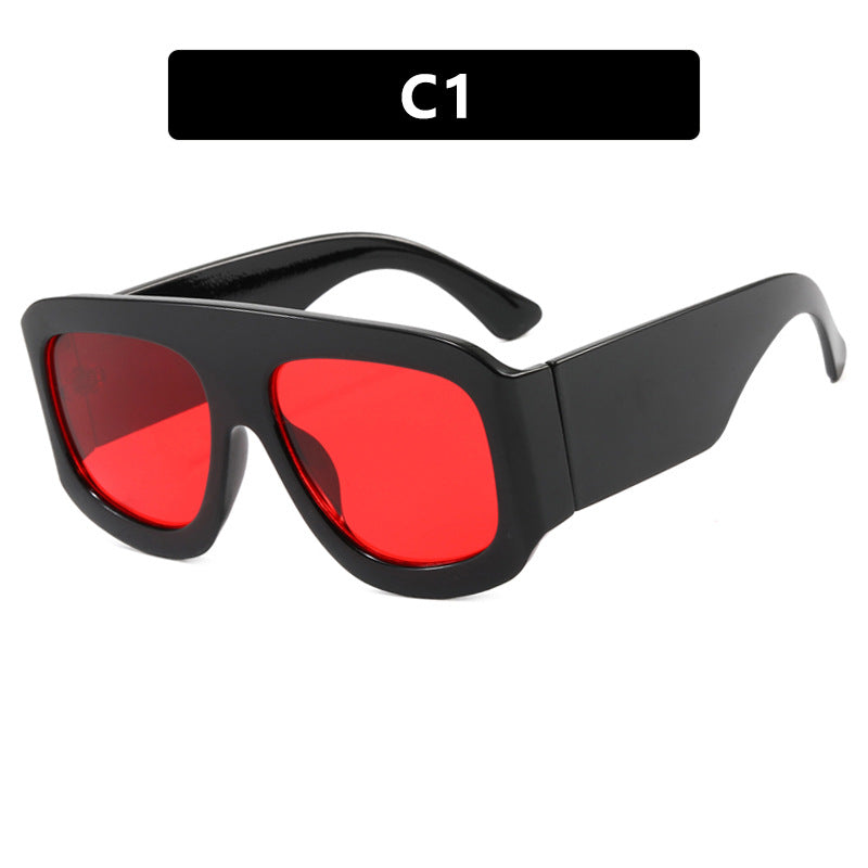 Damen modische oversized Sonnenbrille mit breitem Rahmen und schützendem UV-Filter Brehn