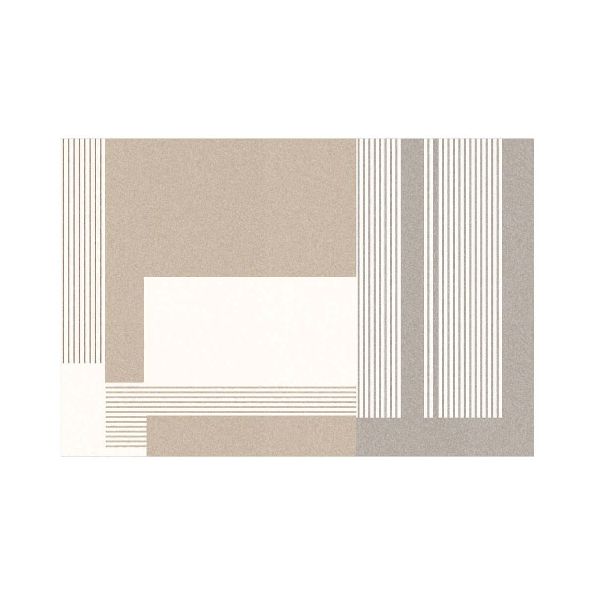 Texturiertes abstraktes Design Badezimmermatte Brehn