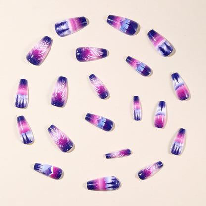 Künstlerisches Farbverlauf-Nail-Art-Design Brehn