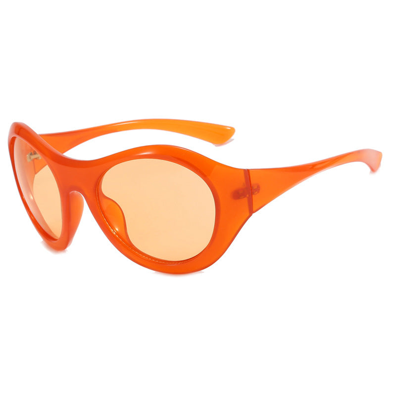 Damen Retro-inspirierte Sonnenbrille mit oversized Rahmen und schützenden Gläsern Brehn