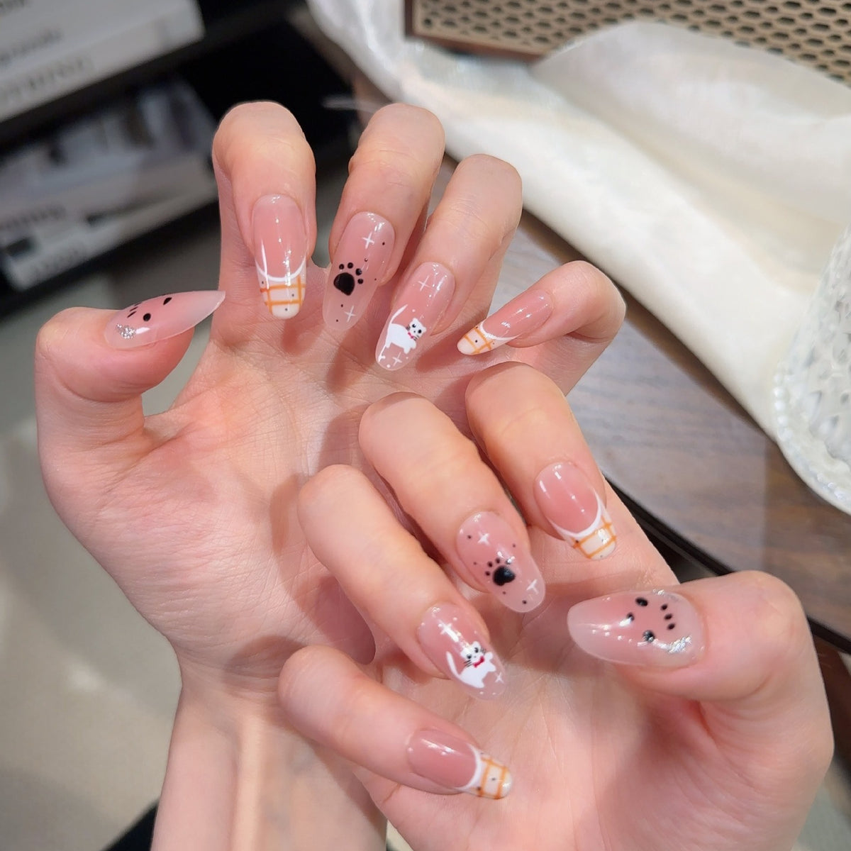 Verspielt Thematisiertes Press-On Nagelset Brehn