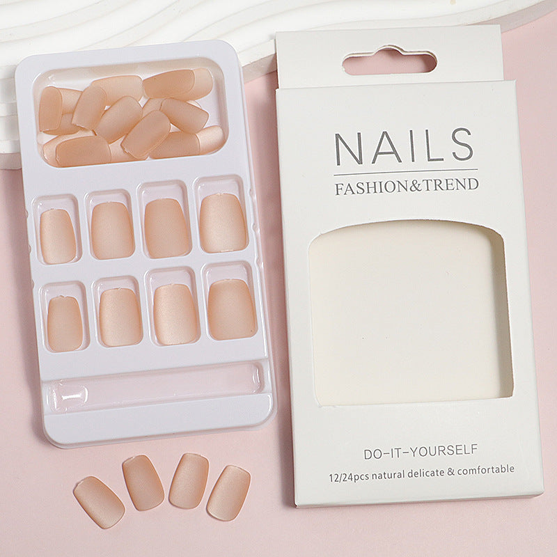 DIY natürliche Finish Press-On Nagelspitzen Brehn