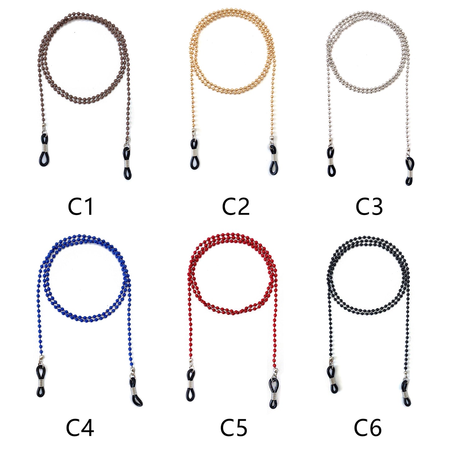 Beaded Eyewear Retainer Chain Brehn 1786689498