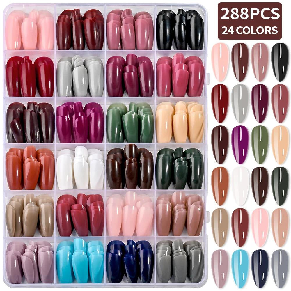 Premium Soft Gel Presse-On-Nagelspitzen Kollektion Brehn