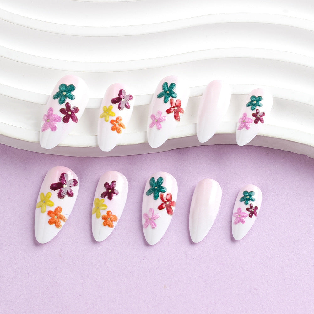 Florales verziertes Nagelkunstset Brehn