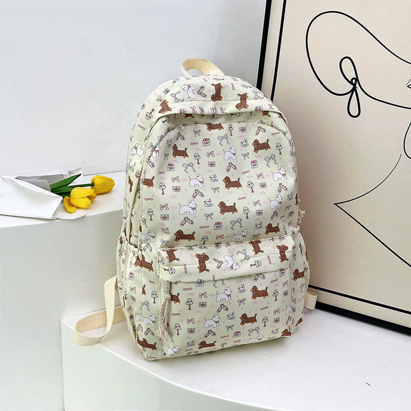 Rucksack mit Verspieltem Hundemuster Brehn