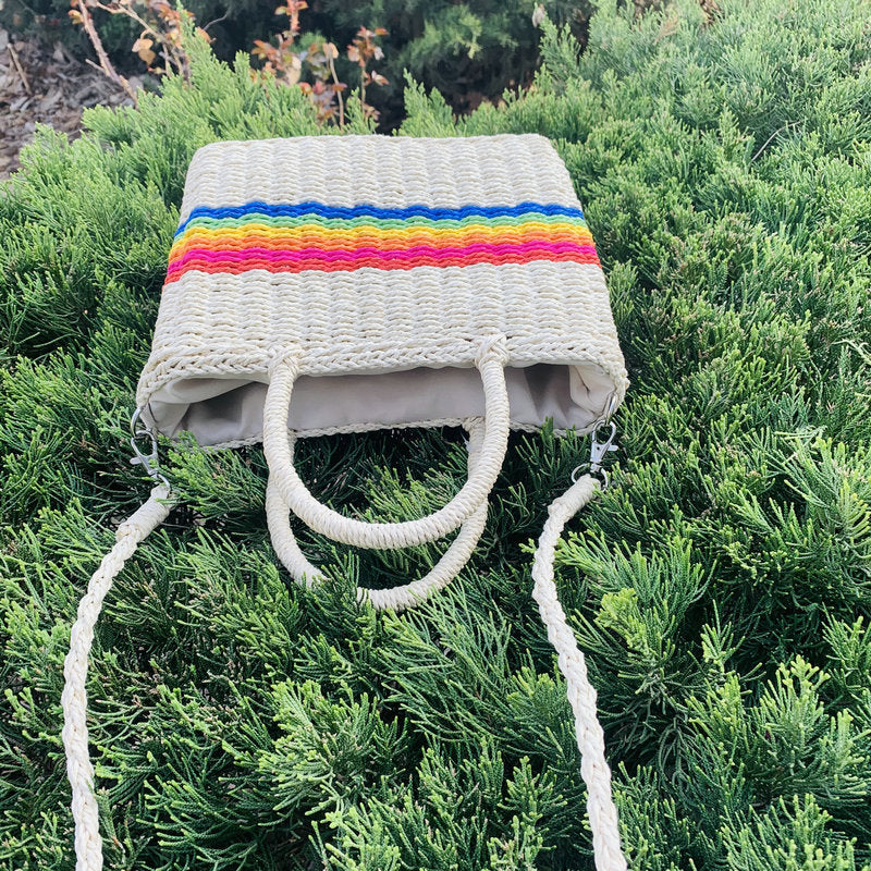Strandtasche mit Bunten Akzenten Brehn