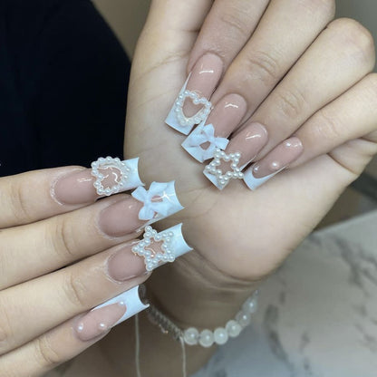 Elegante 3D Dekorative Acryl Nagelkunst Erweiterungen Brehn
