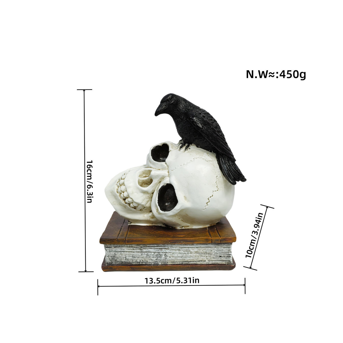 Romantische Skeletfigur Brehn