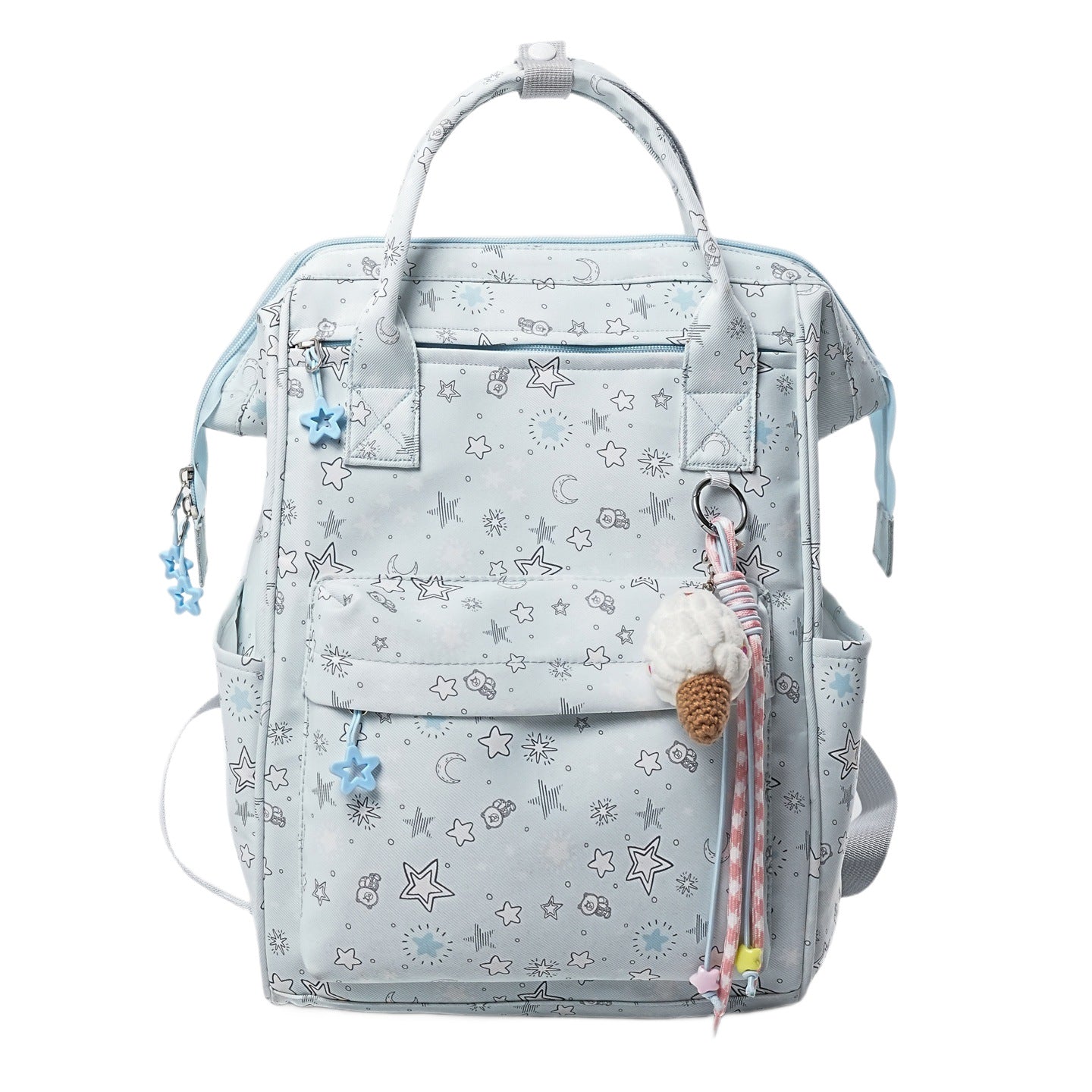 Stylischer Sternmuster-Rucksack Brehn