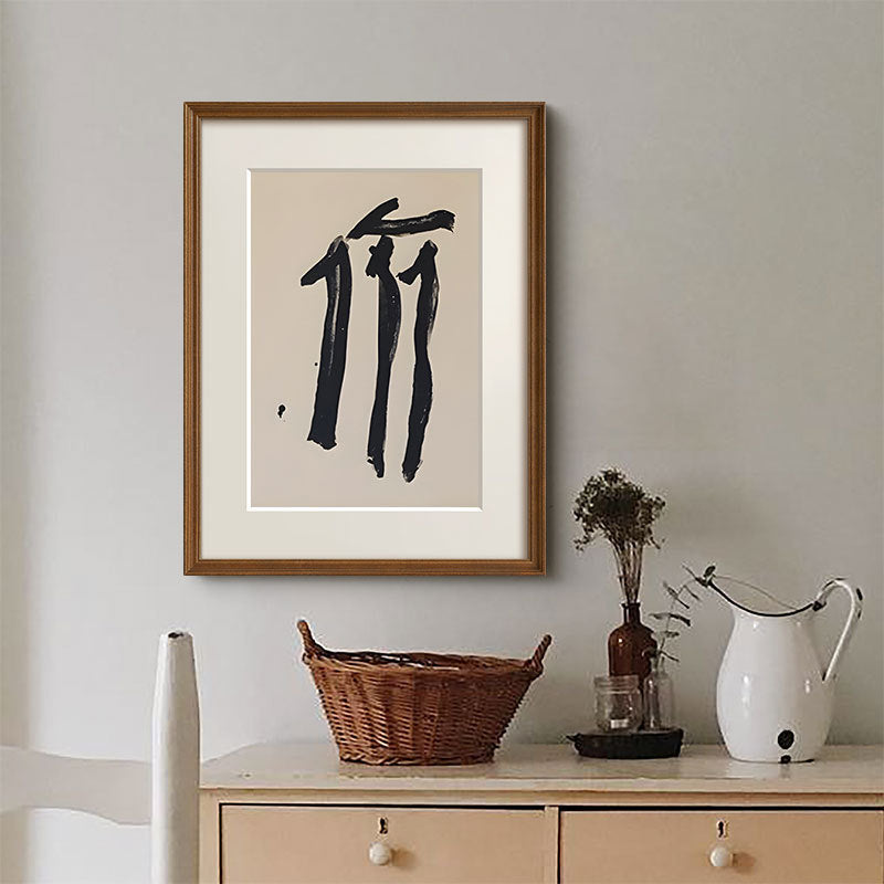 Abstrakte Linienkunst-Illustration