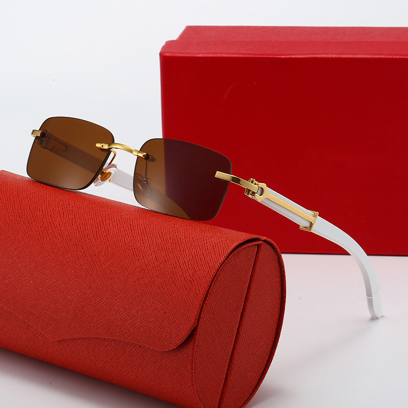 Damen modische Sonnenbrille mit elegantem Metallgestell und polarisierten Gläsern Brehn