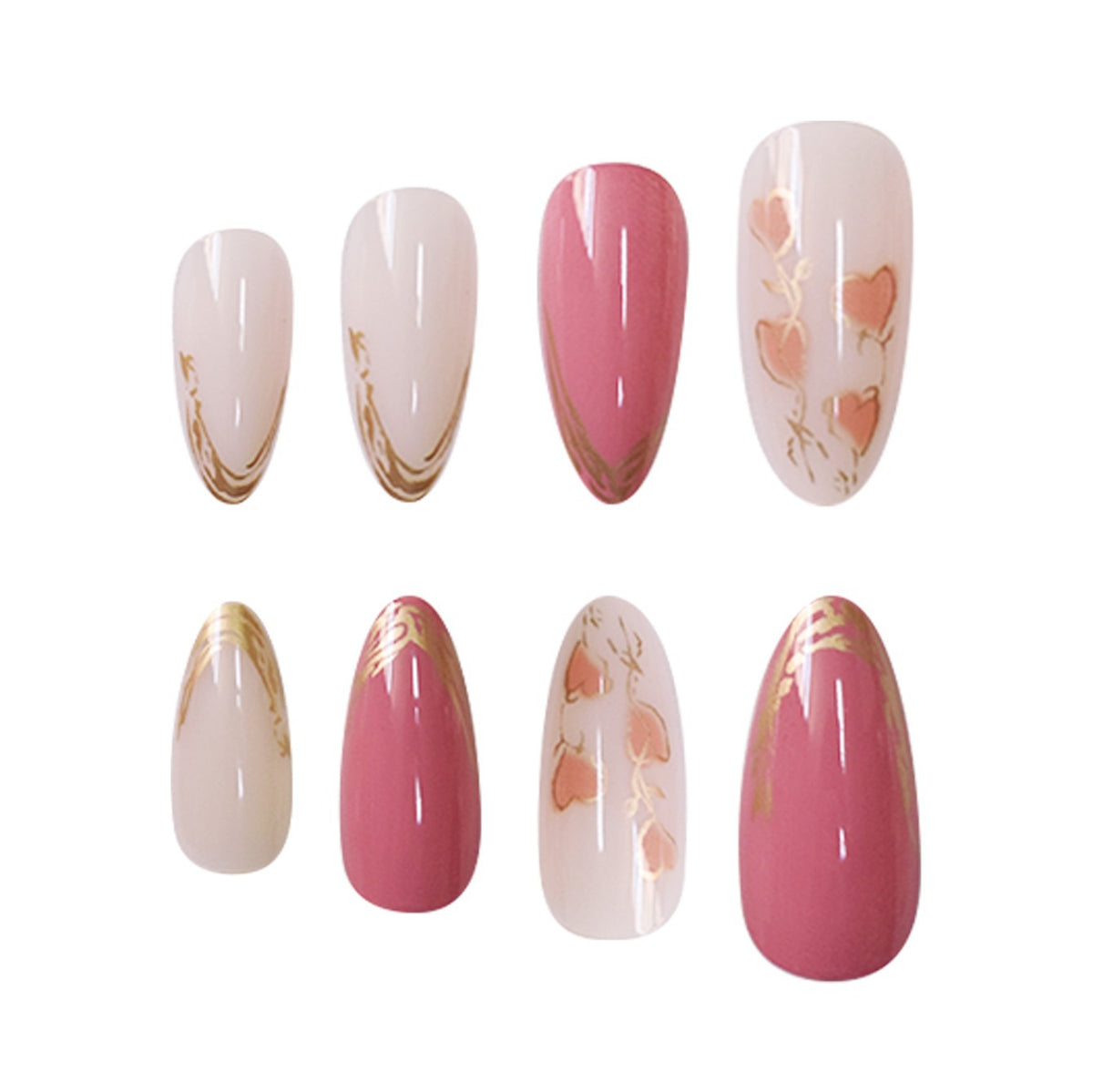 Künstlerische Stiletto-Nagelkunstverlängerungen Brehn