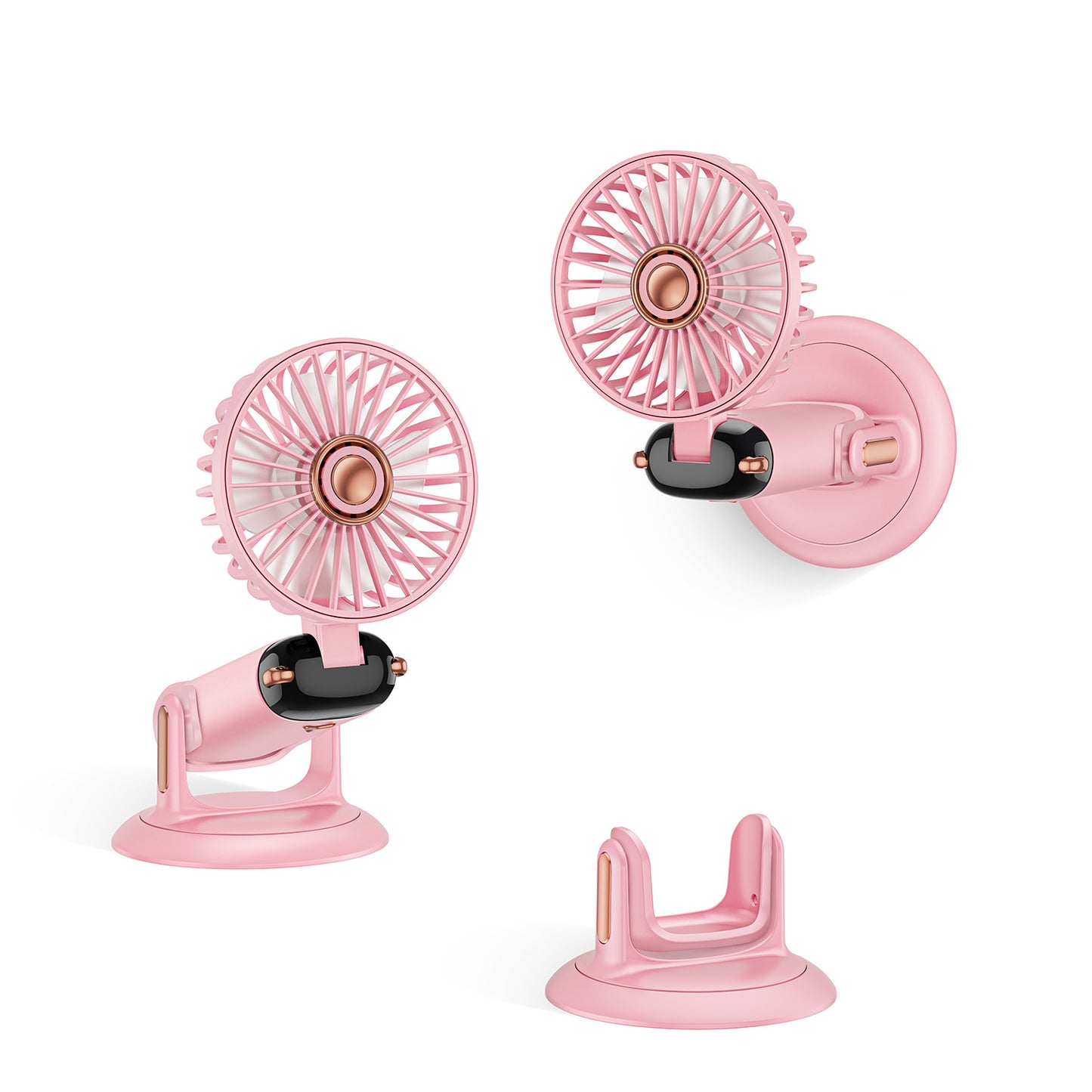 Unisex Versatile 360-Degree Rotating Wall-Mounted Fan Brehn