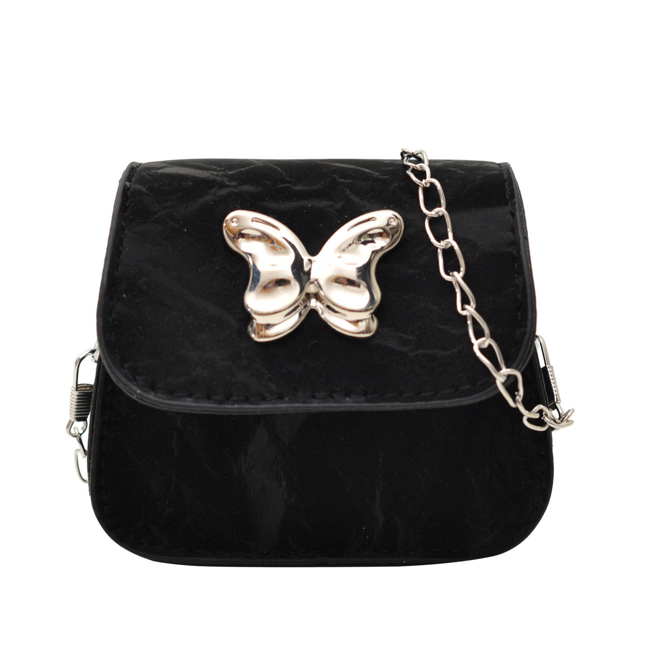 WoStylish Schmetterlingsverschluss Mini-Handtasche Brehn