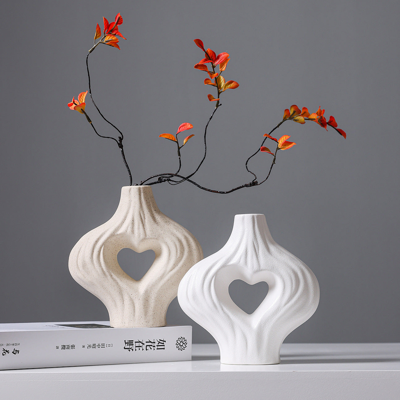 Künstlerische Herzförmige Dekorative Vase