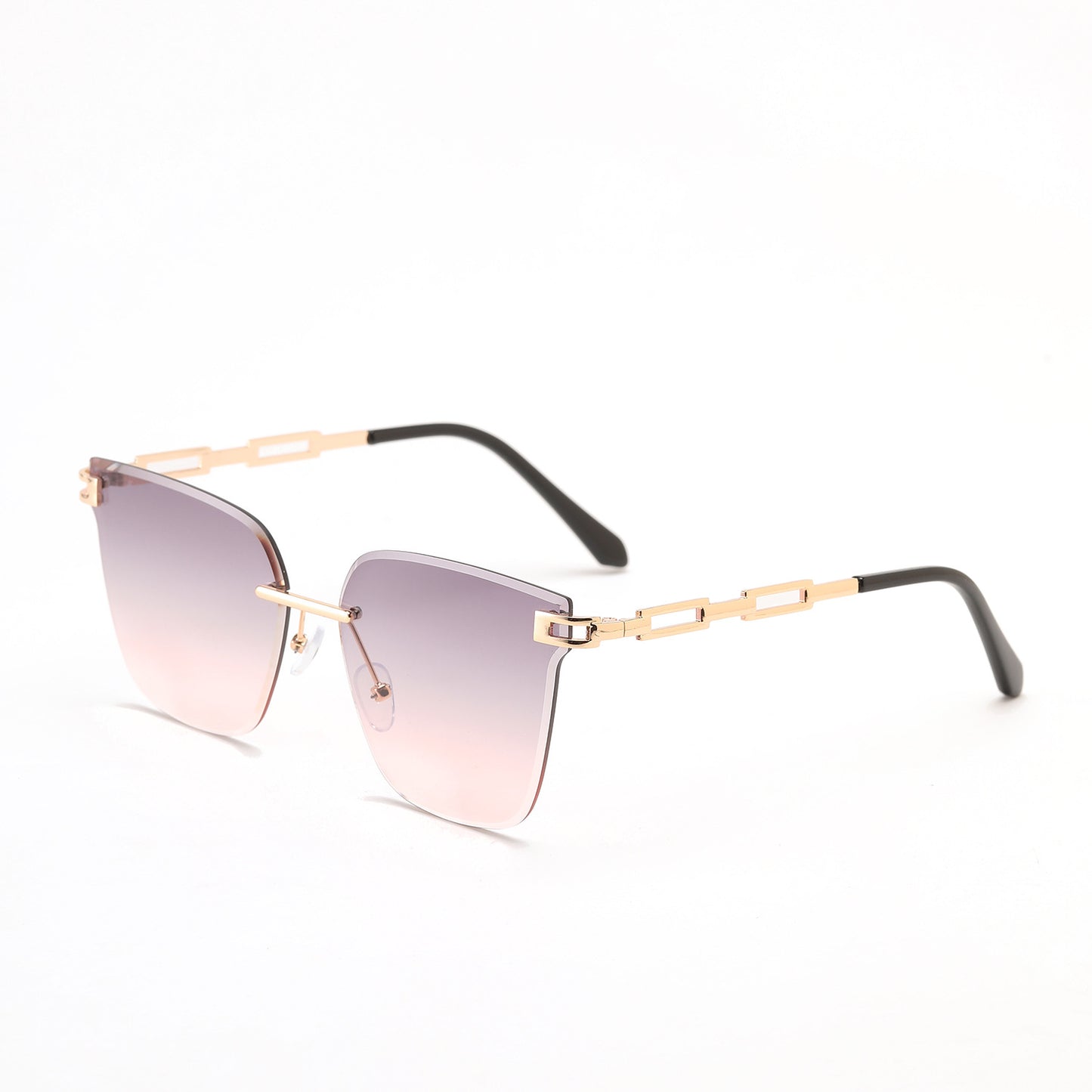 Damen modische Sonnenbrille mit filigranem Rahmen und UV-Schutz Brehn