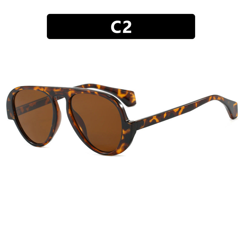 Damen Sonnenbrille mit einzigartigem Retro-Rahmen und UV-Schutz Brehn