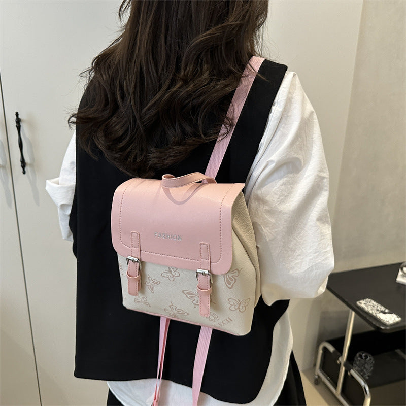 Stylische Schmetterlingsmuster Mini Rucksack Brehn