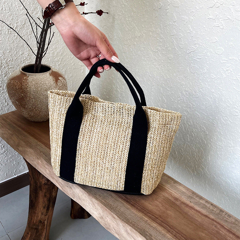 WoEco-Freundliche Strohtasche Strand Brehn
