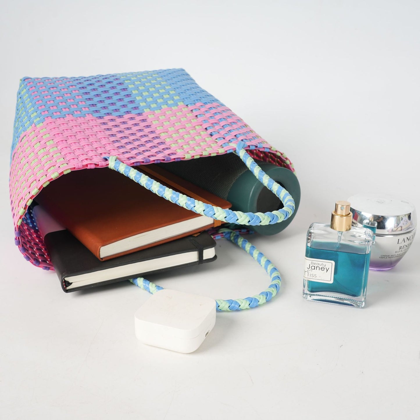 Bunte Einkaufstasche Aus Recyceltem Material Brehn